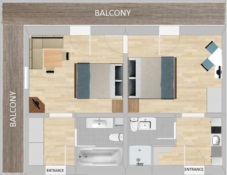 Kuehlerhof Aparthotel Antholz-Mittertal Exteriör bild